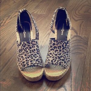 Treasure and Bond Leopard wedge